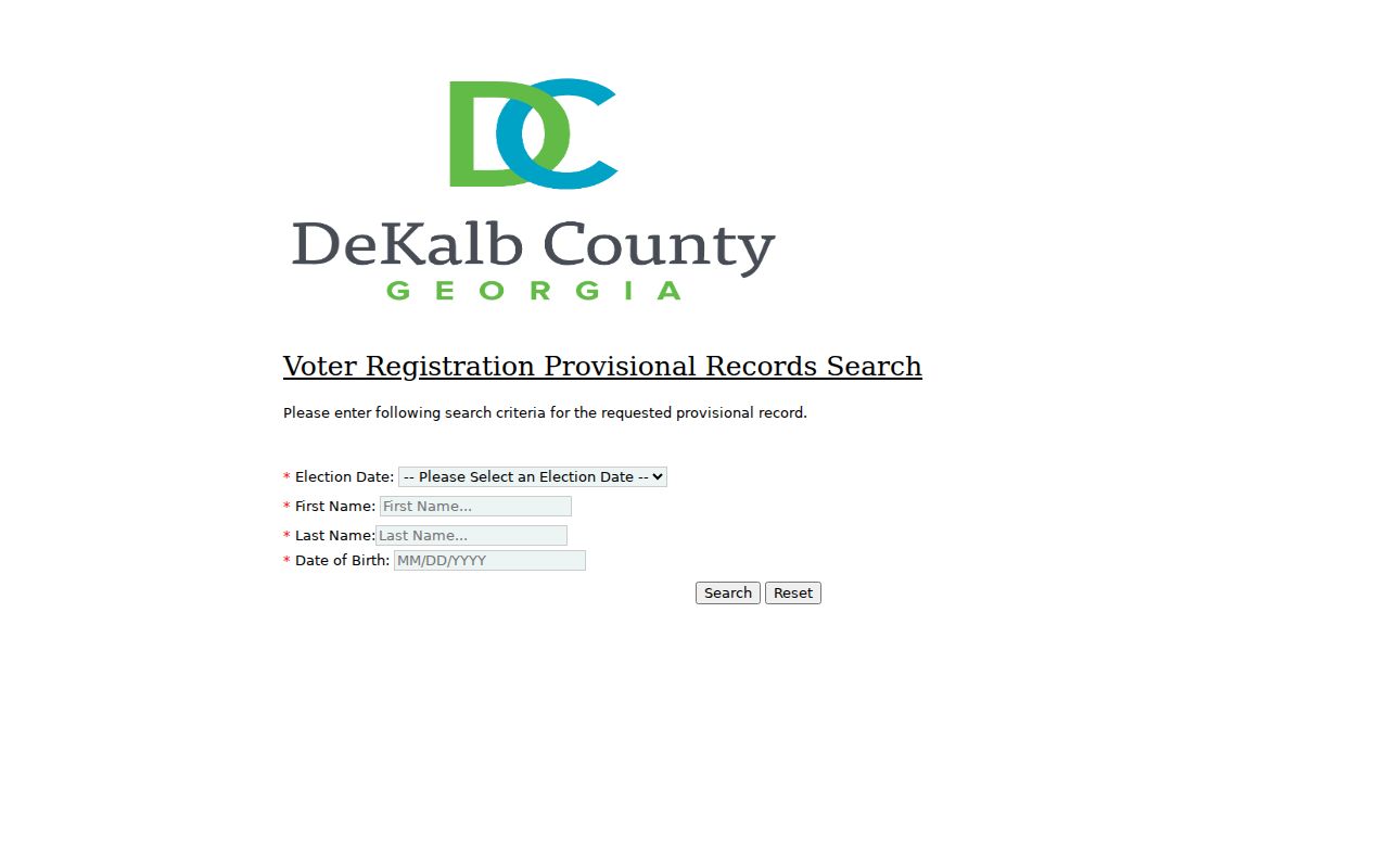 Stonecrest ZIP code directory provisional search